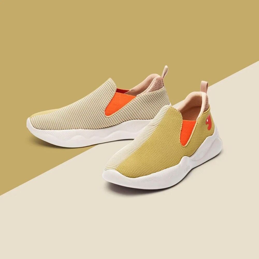 UIN Women's Sneakers Lightweight Comfy Shoes (Oxford Tan Mijas II) New No Box